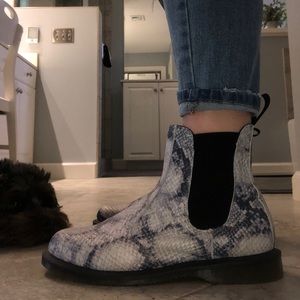 Doc Marten Snake Skin Boots
